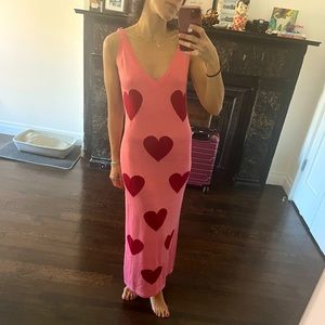 Carolina Herrera Hearts Dress knit M
